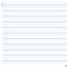 Pennenstreken 3 groep 3 lijntjesschrift verbonden schrift (7,5-5-7,5) (5 stuks)